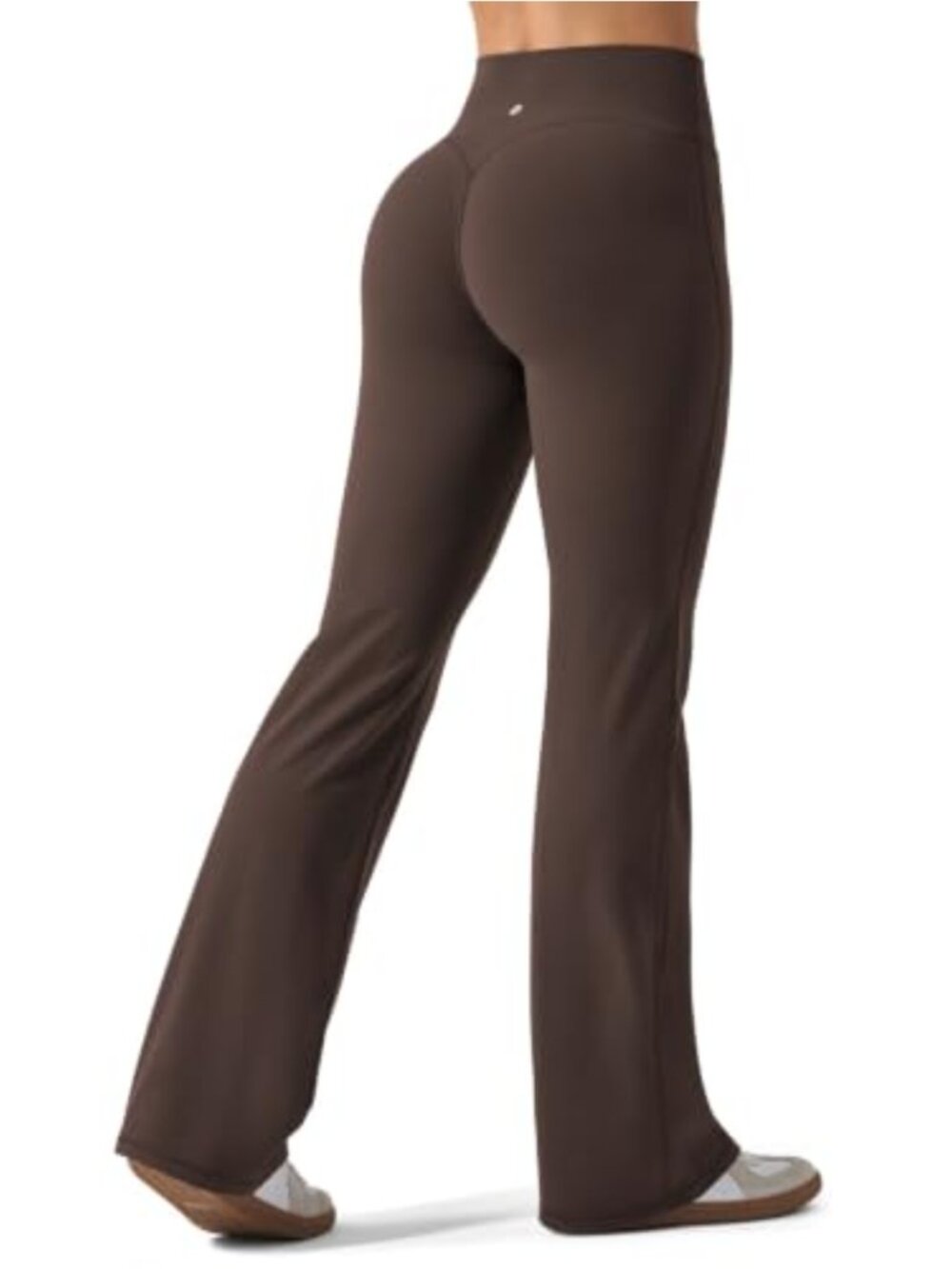 Women's Flare Yoga Pants Hidden Scrunch High Waist Tummy Control Leggings
